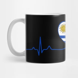 My Heart Beats for Uruguay Mug